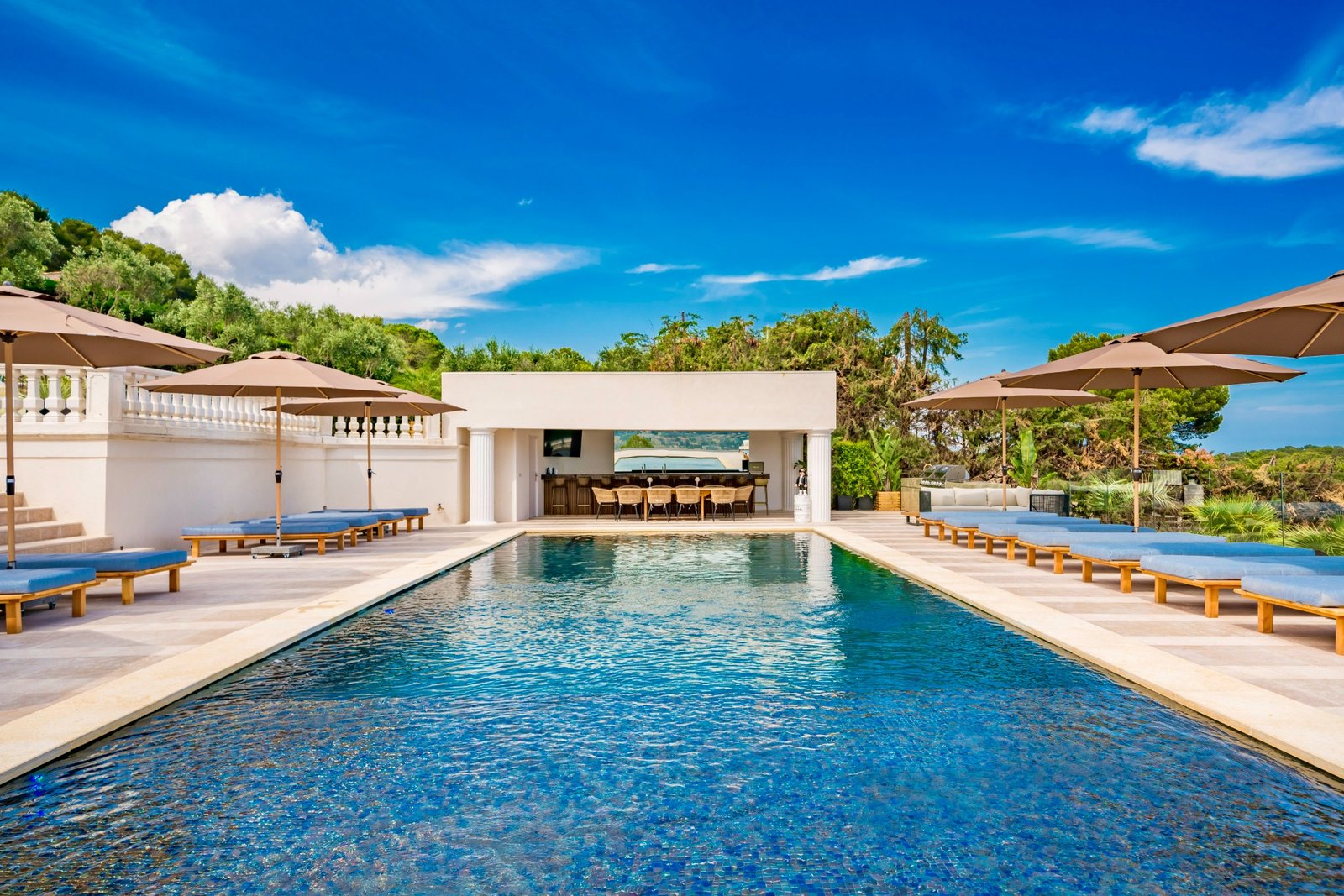 Vue piscine