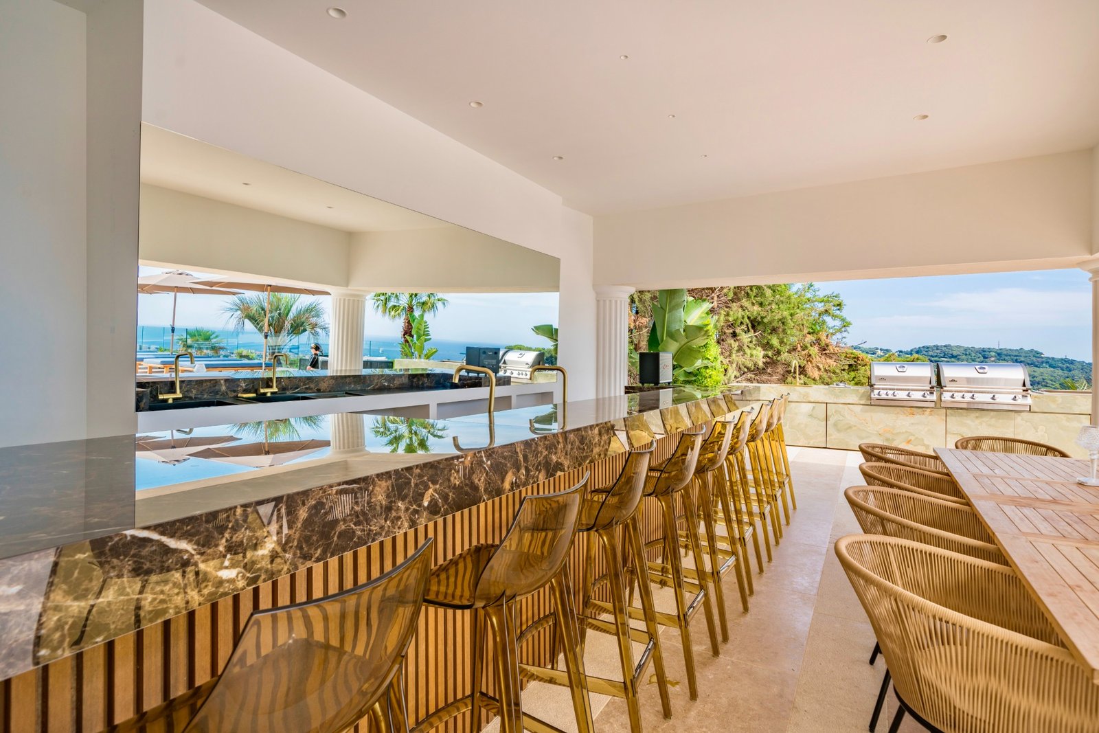 Pool House cuisine d'été