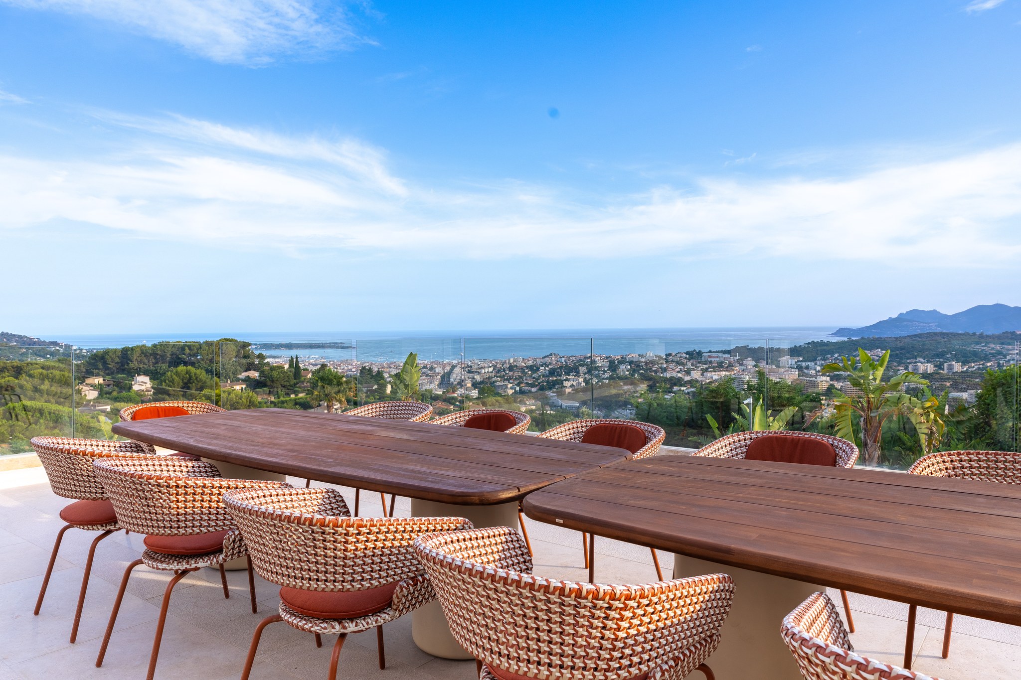 Terrasse avec vue mer
